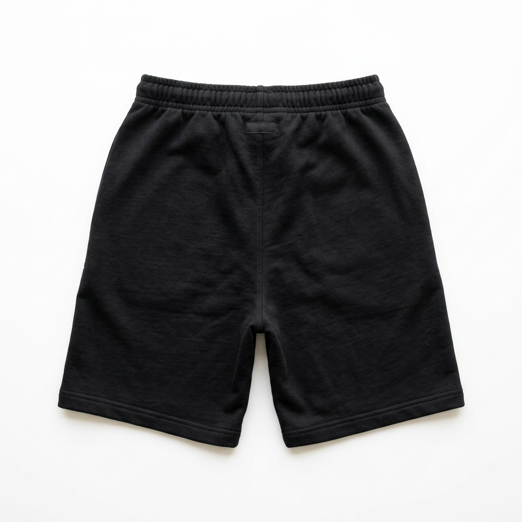 Black shorts back