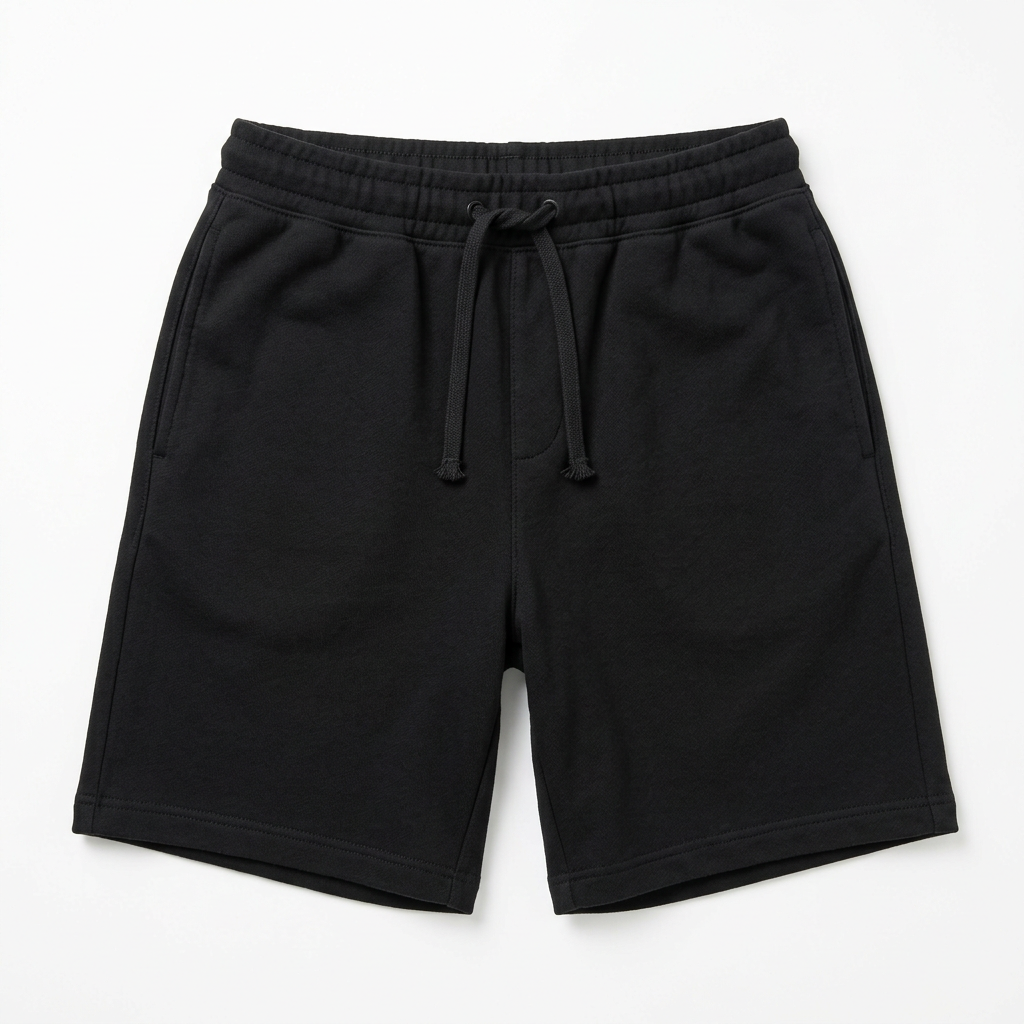 Black shorts front