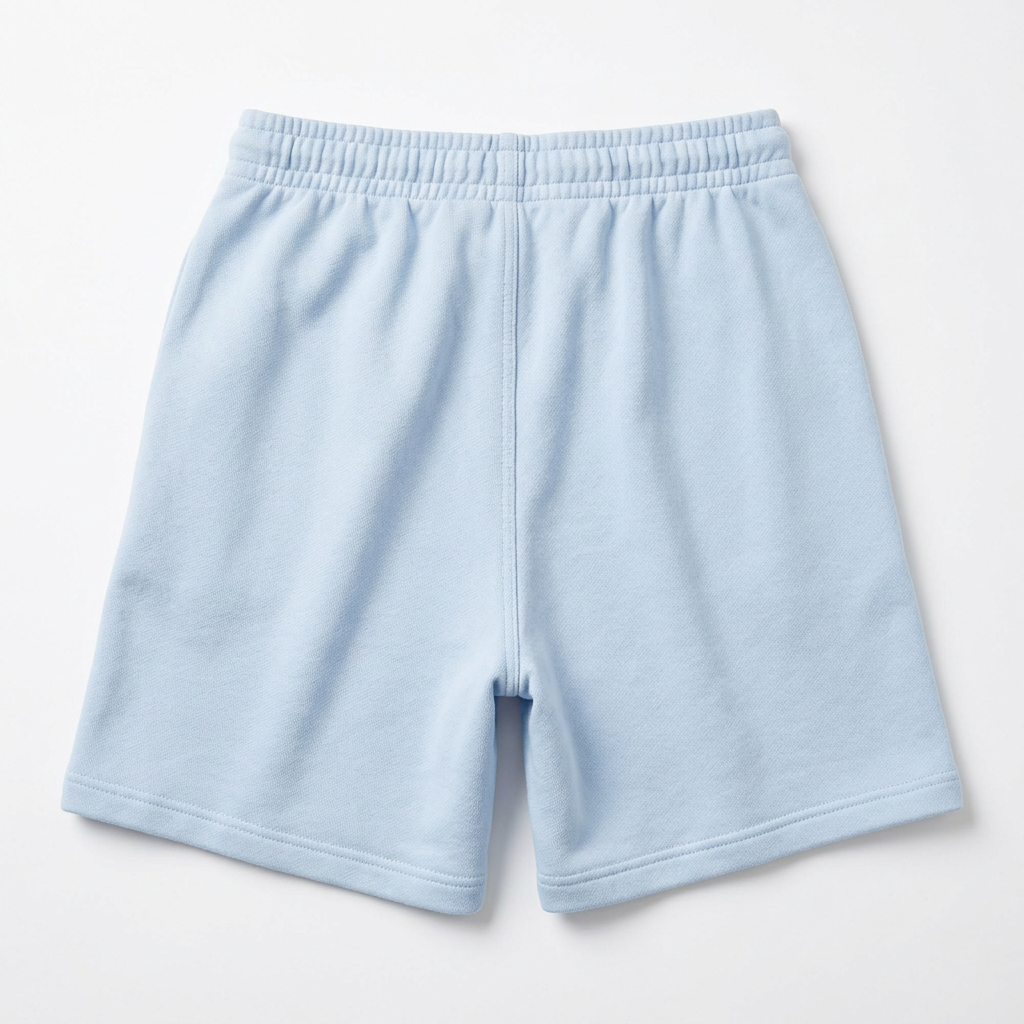 Pearl blue shorts back