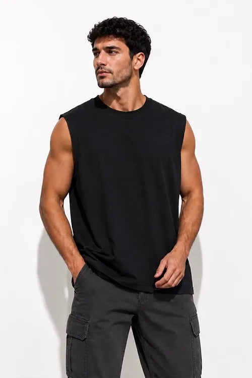 Oversized Tank Top – 240 GSM French Terry