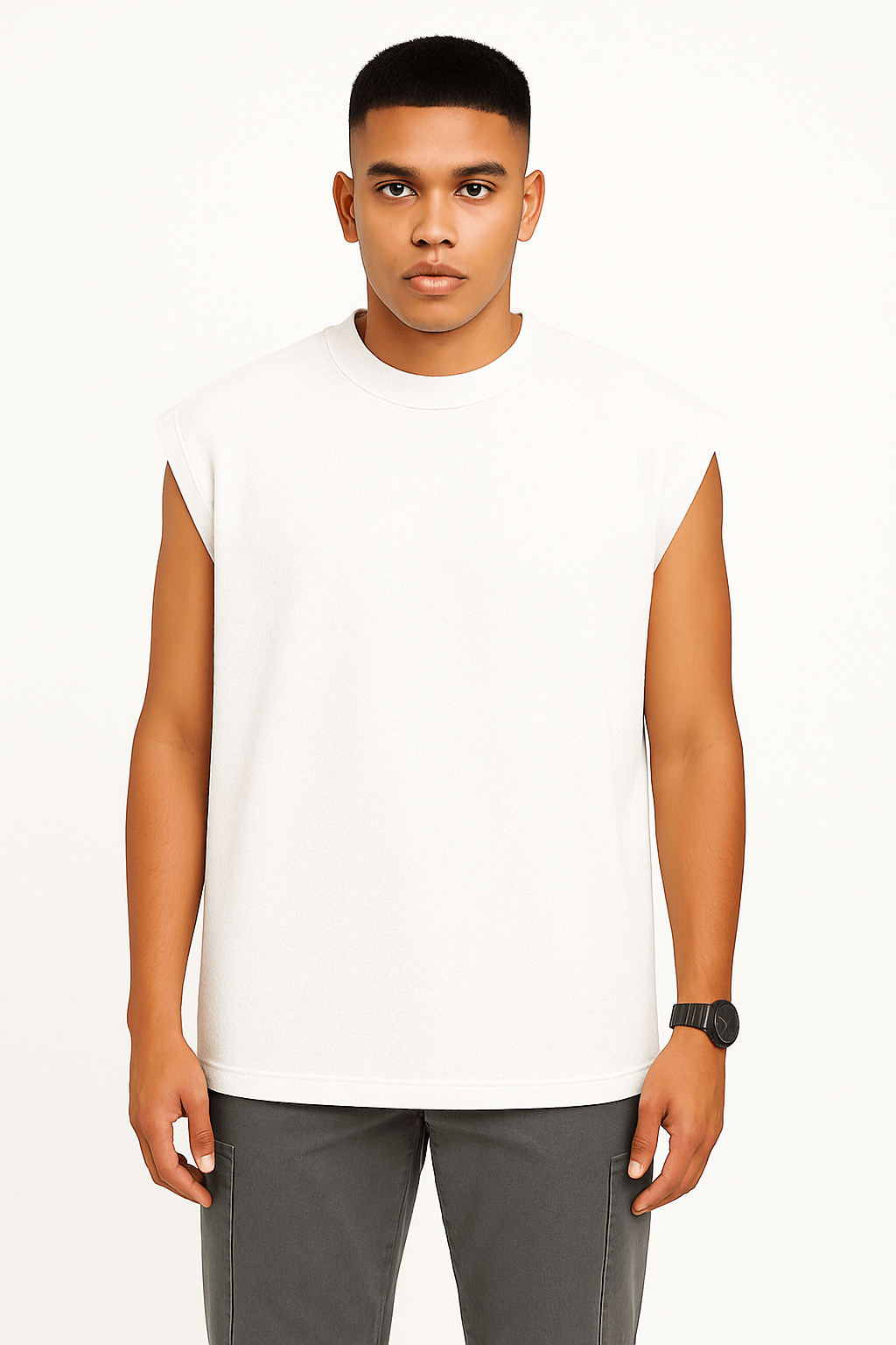 Oversized Tank Top – 240 GSM French Terry