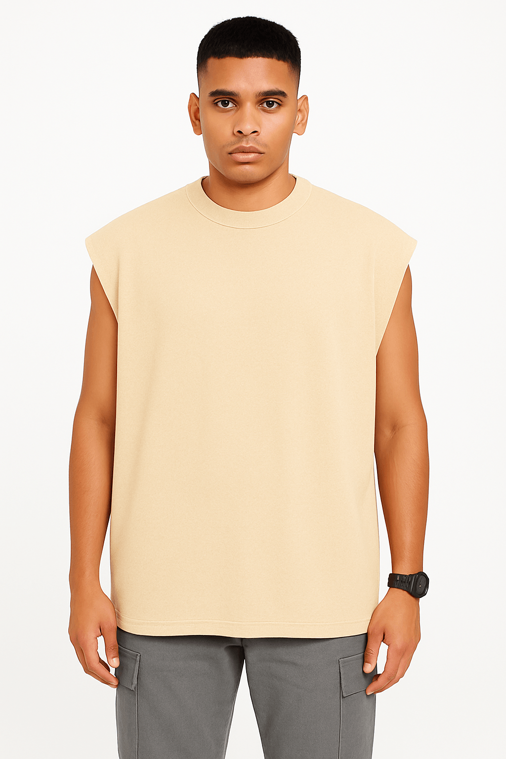 Oversized Tank Top – 240 GSM French Terry