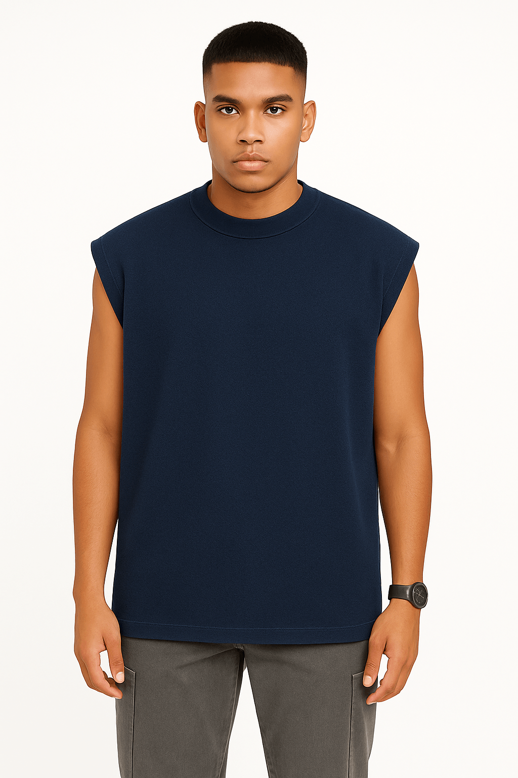 Oversized Tank Top – 240 GSM French Terry