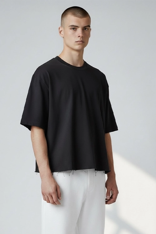 Boxy Fit Oversized Cotton T-Shirt – 240 GSM