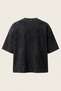 Stone Black oversized tee back